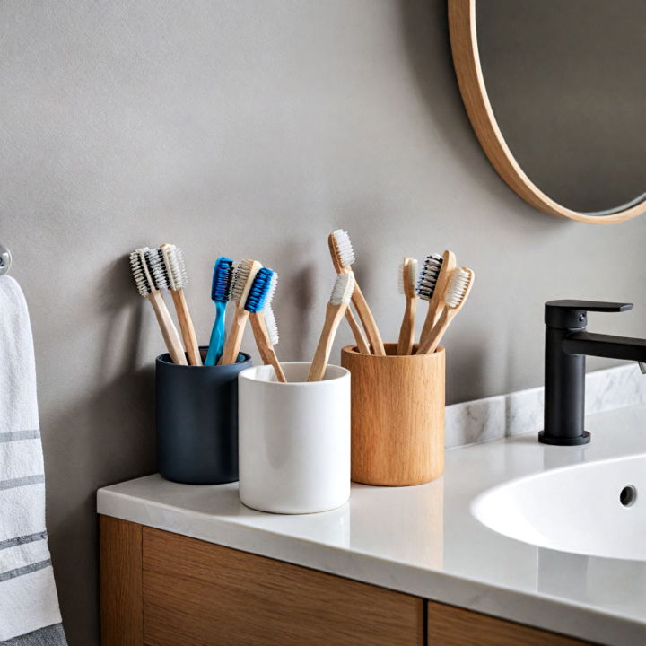 modern minimalist toothbrush holder design