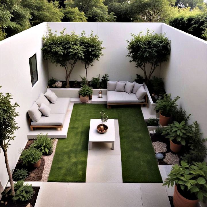 modern small minimalist garden