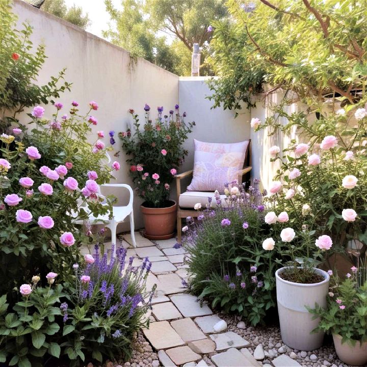 modern small scented garden