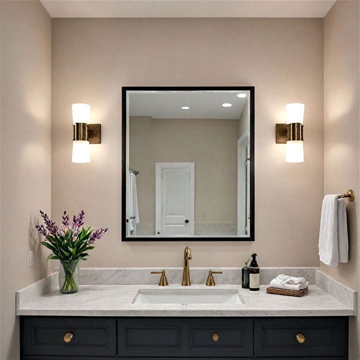 modern wall sconces for bathroom