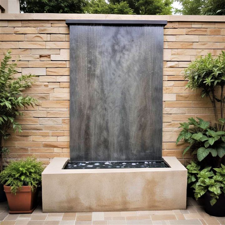 modern water features