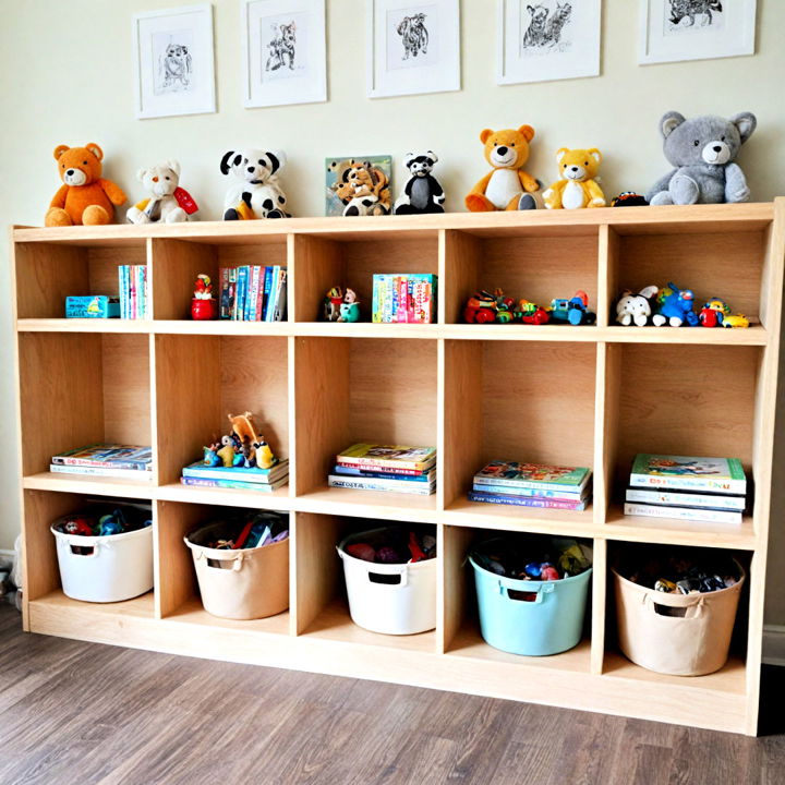 montessori shelves for young children