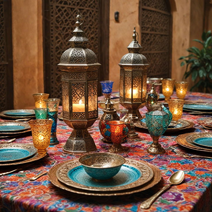 moroccan magic table setting