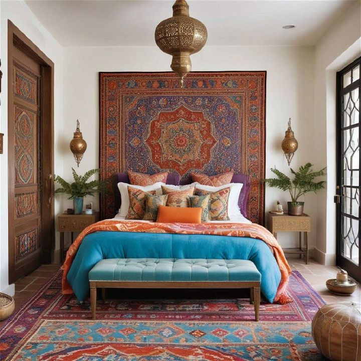 moroccan retreat eclectic bedroom