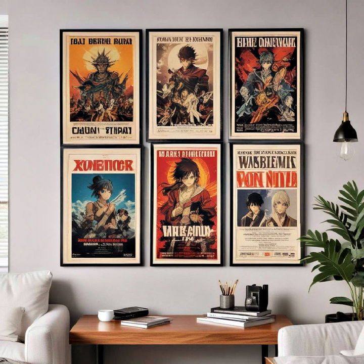 movie posters for anime room