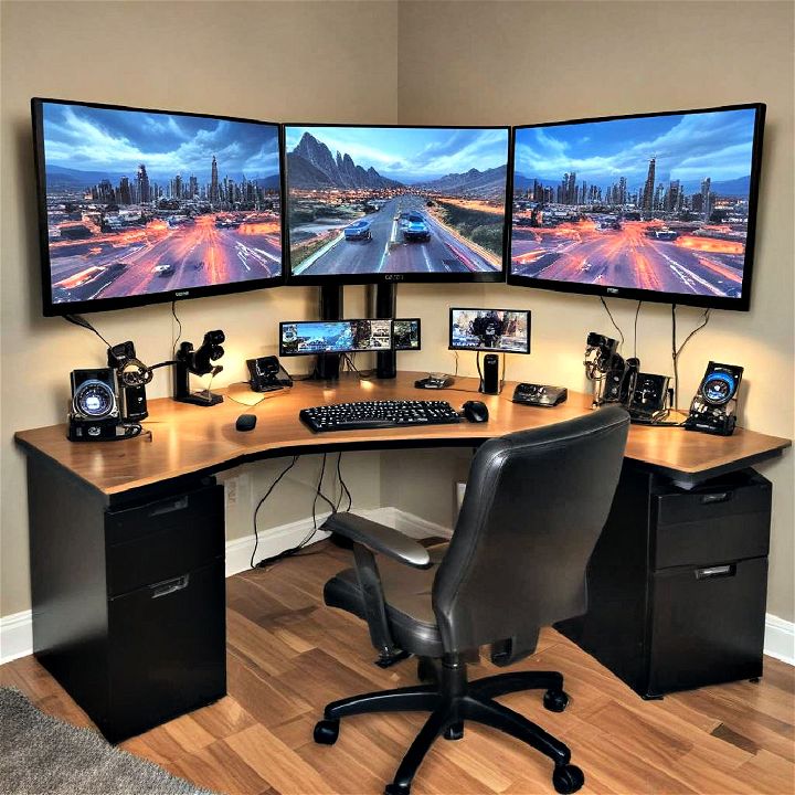 multi monitor setup in room