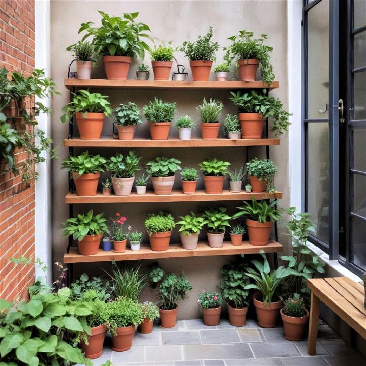 multilevel planting to maximize space