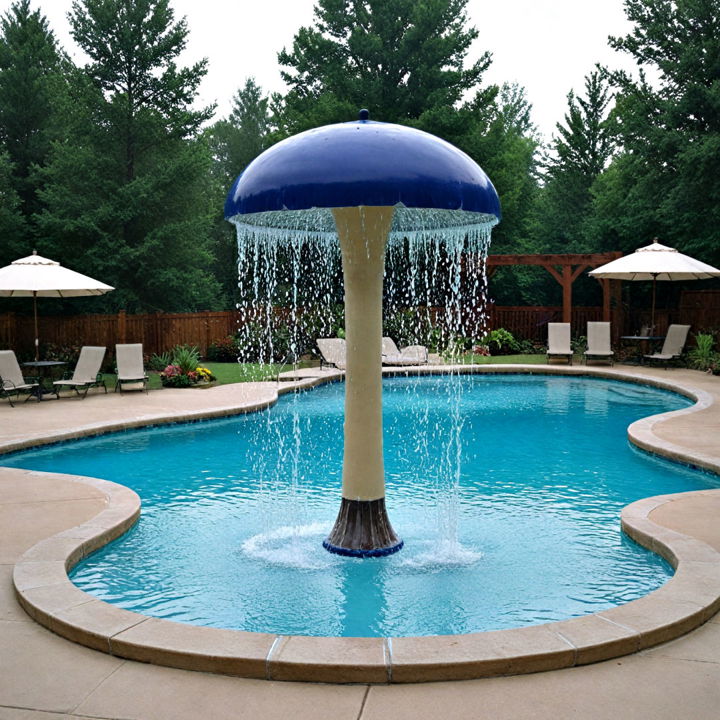 mushroom pool fountain