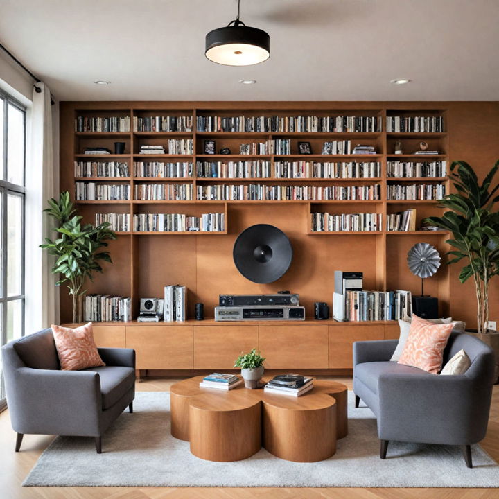 music listening area for music lovers