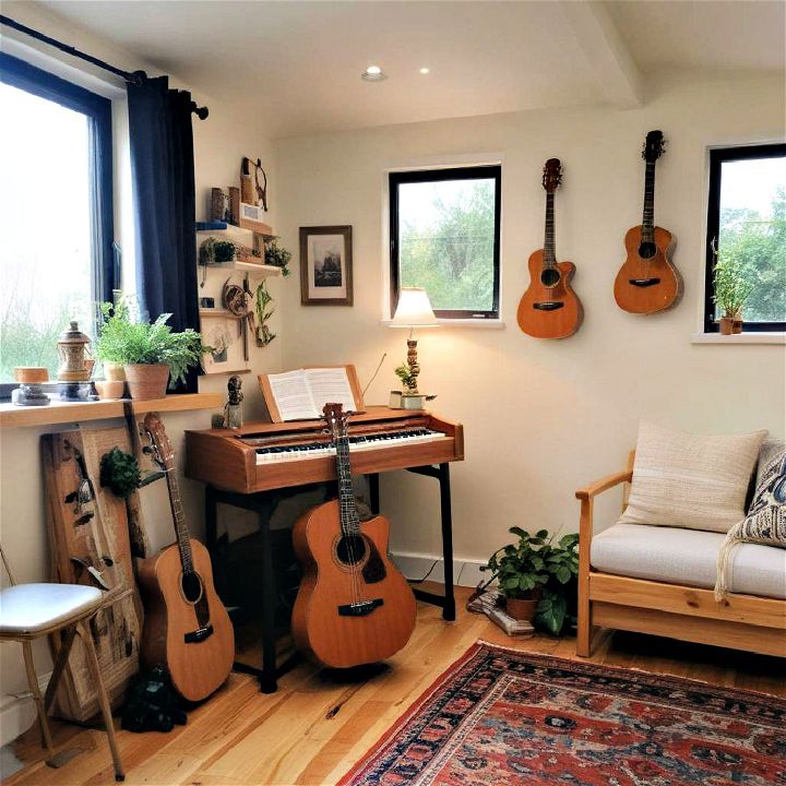 music room for practicing