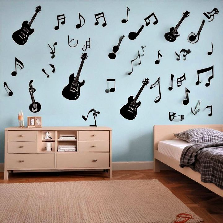 music studio themed room