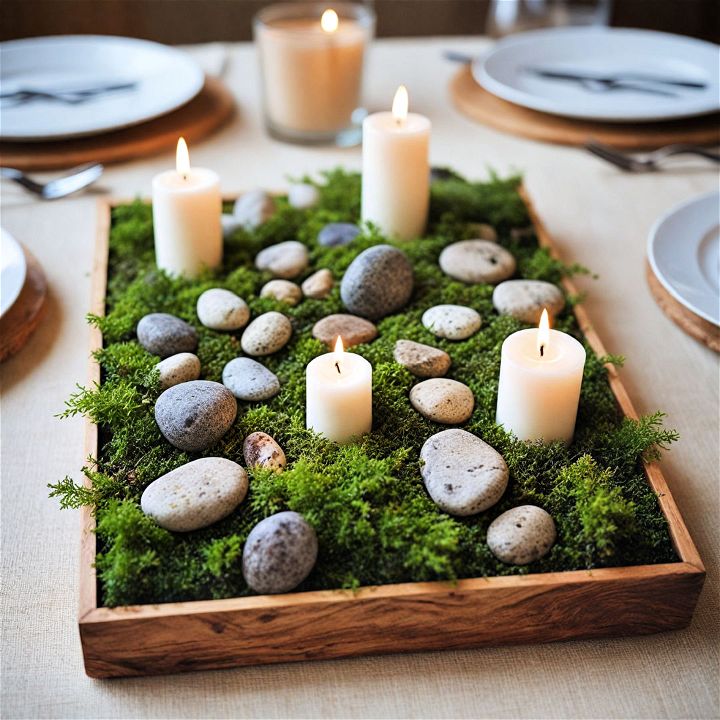 natural and earthy centerpiece