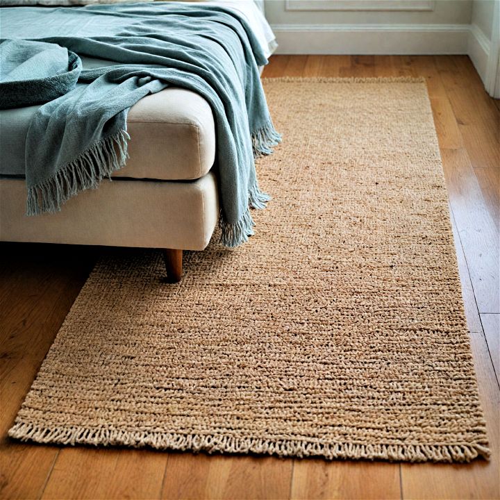 natural fiber rug to add charm
