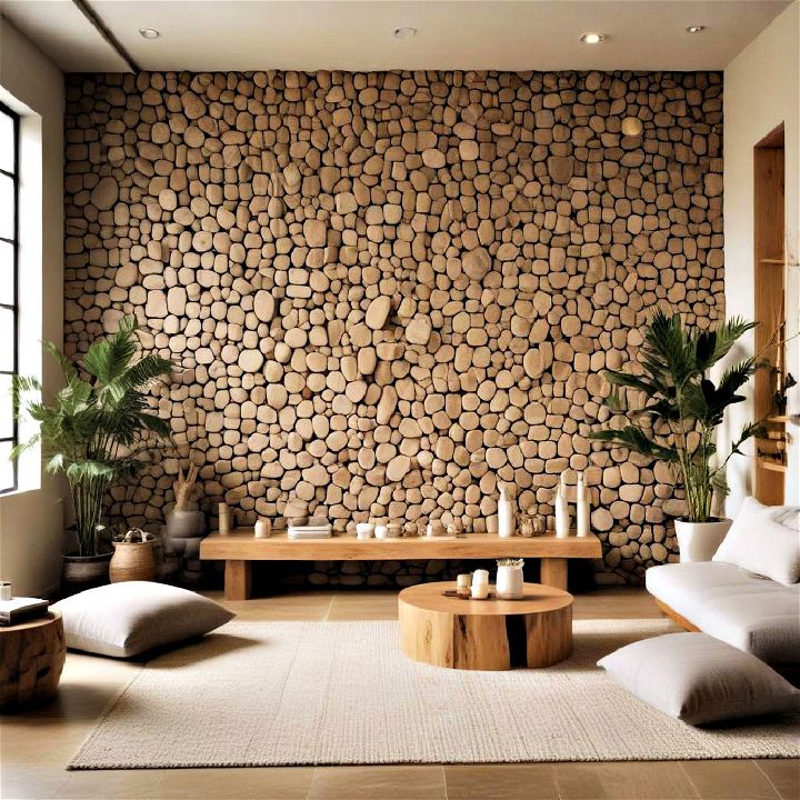 natural materials zen room
