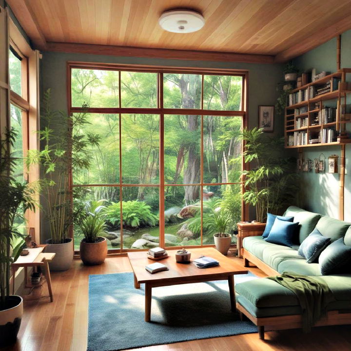 nature inspired anime room