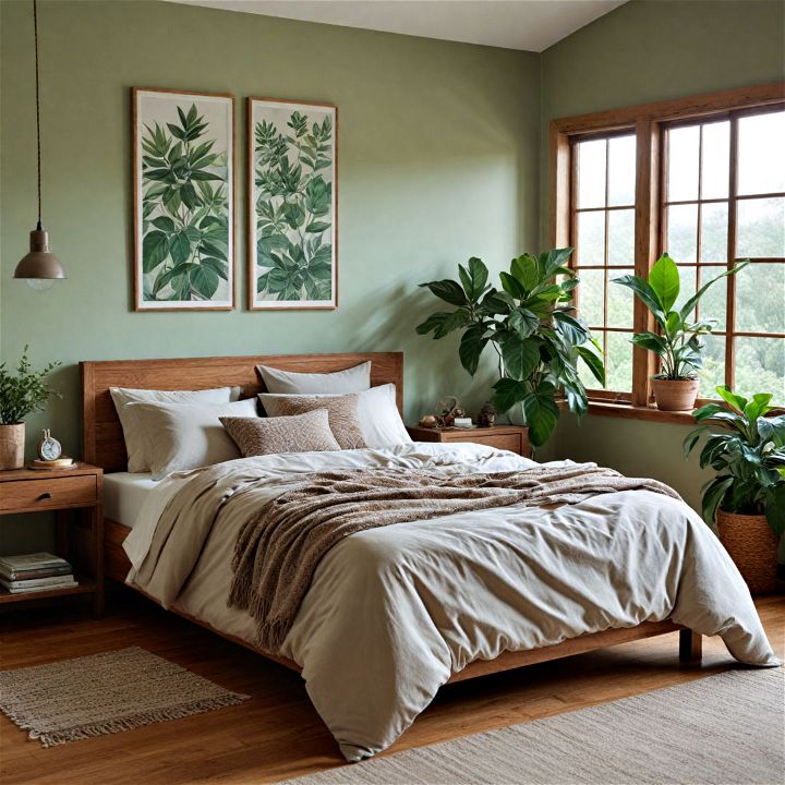 nature inspired bedroom