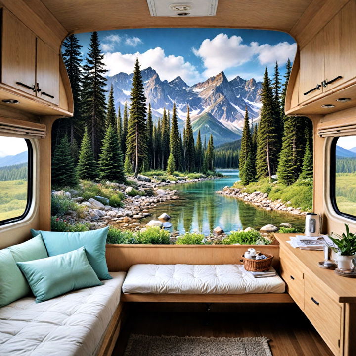 nature inspired murals rv wallpaper