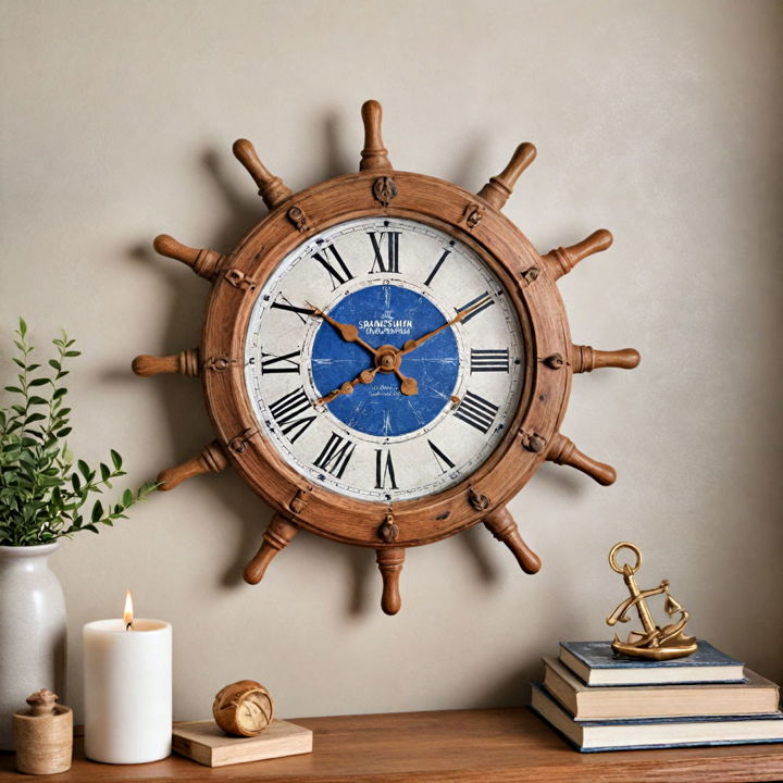 nautical clocks ocean themed design