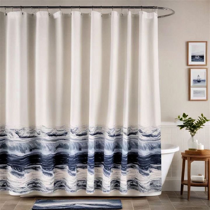 nautical shower curtain