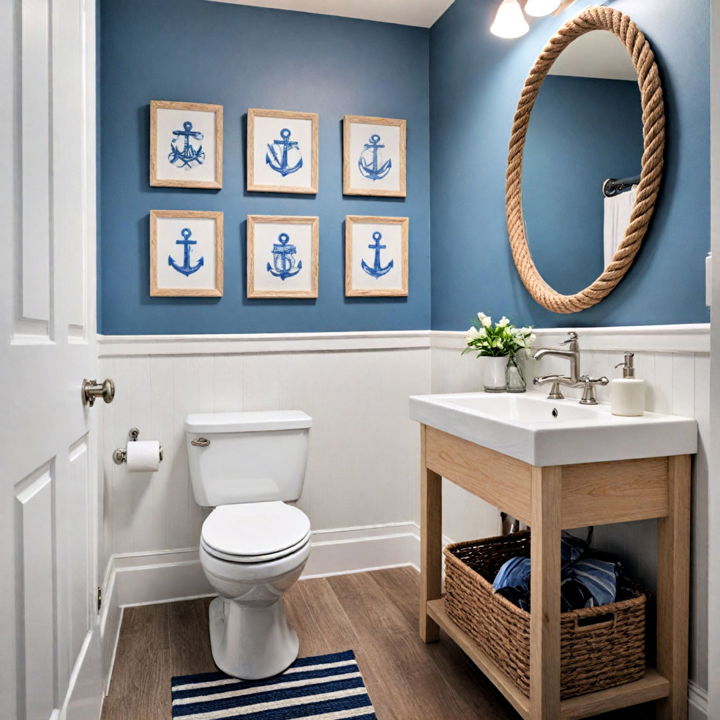 nautical theme downstairs toilet