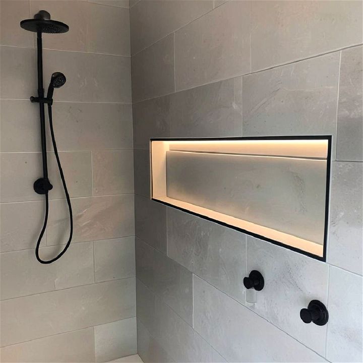 niche lighting for bathroom