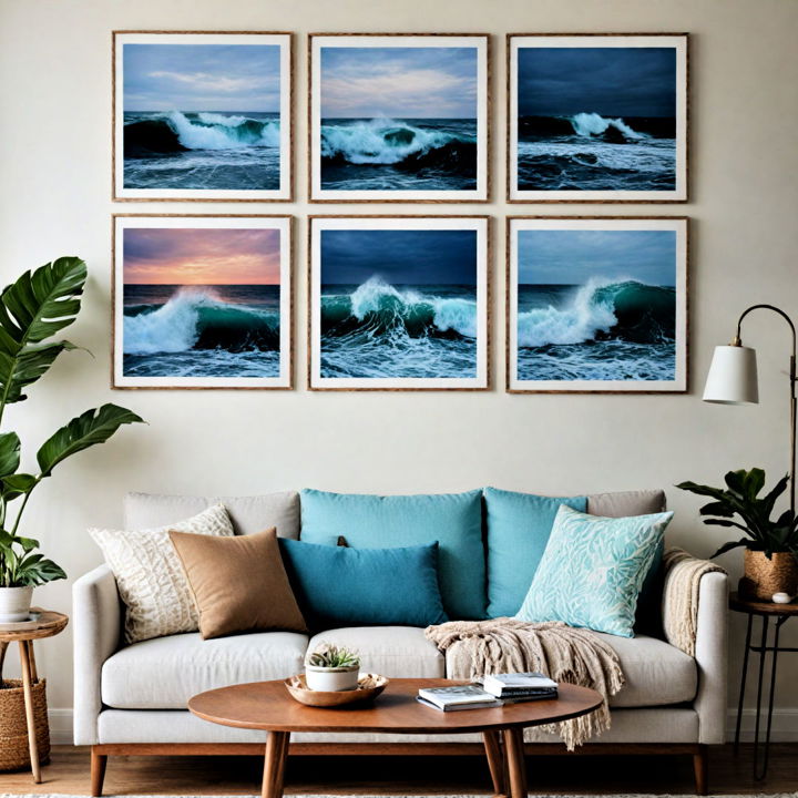 oceanic art to create a focal point
