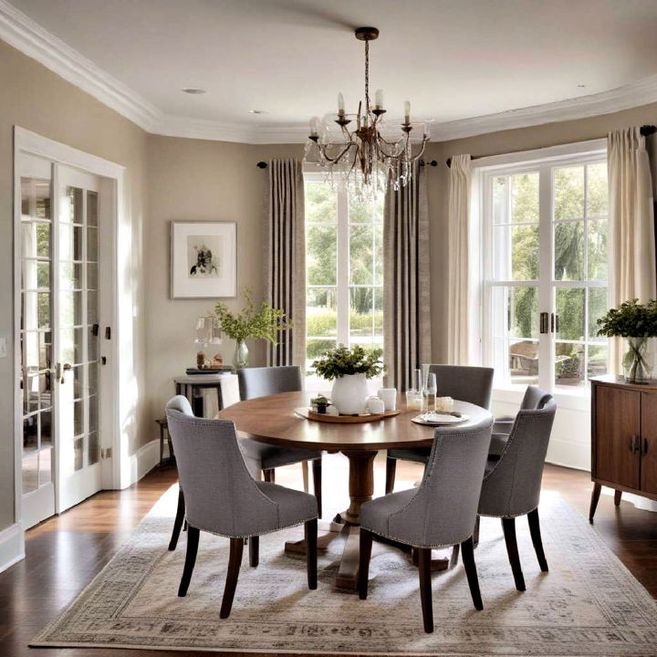 open concept dining room design