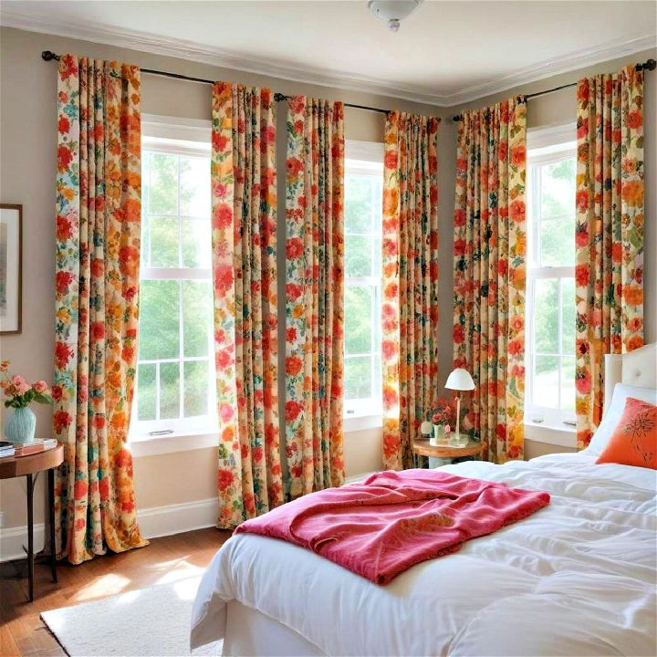 opt for whimsical window treatments
