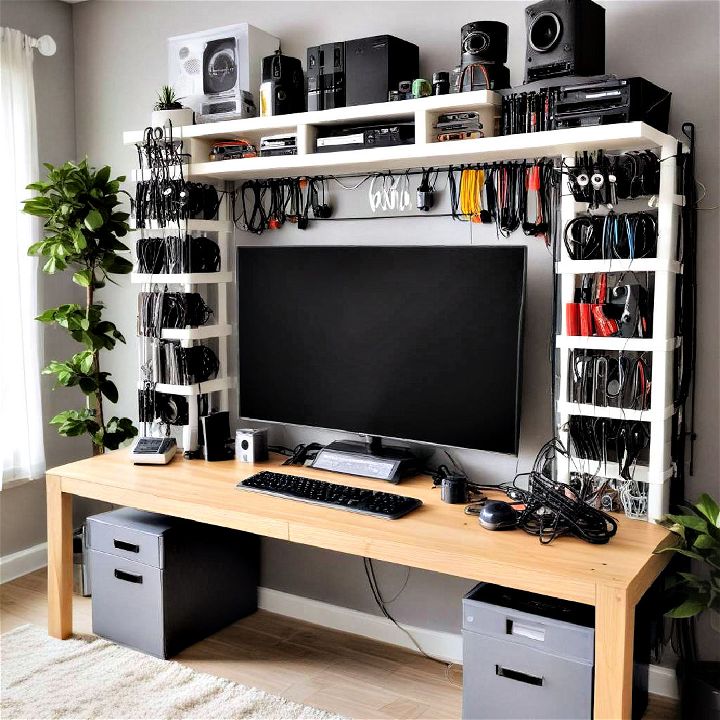 organized cable management