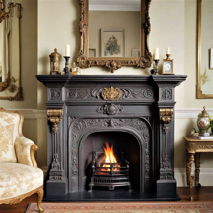 ornamental fireplace for an authentic look