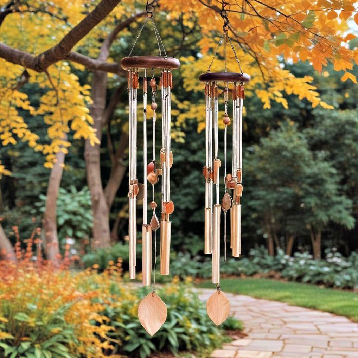 outdoor fall wind chimes