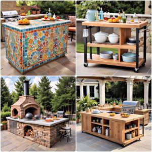 outdoor kitchen island ideas