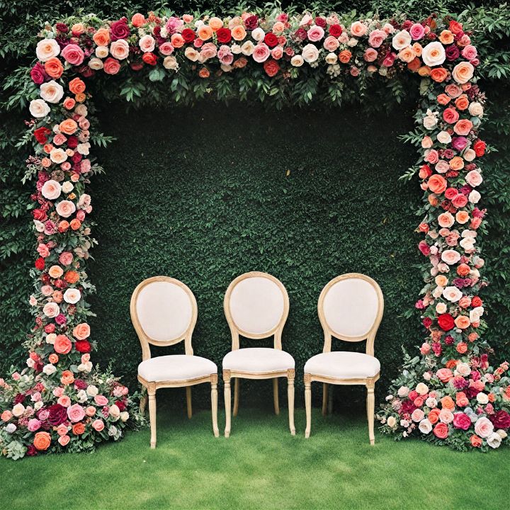 outdoor photo booth backdrop