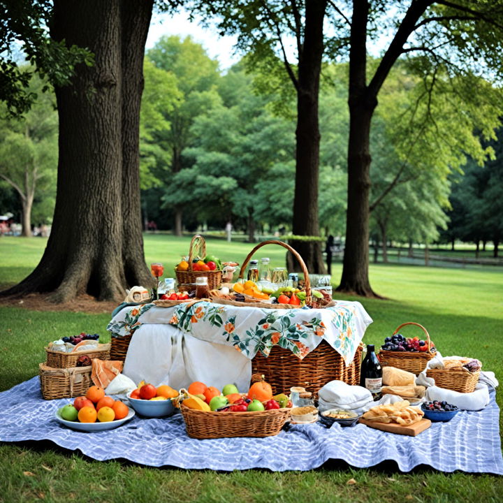 outdoor picnic celebration