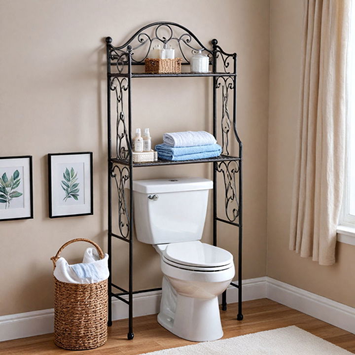 over the toilet etageres storage solution