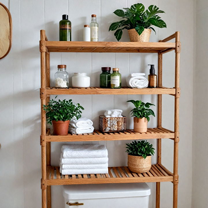 over the toilet shelves for bathroom