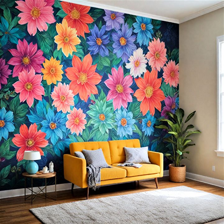 paint a tall wall mural