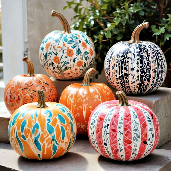 painted pumpkins design