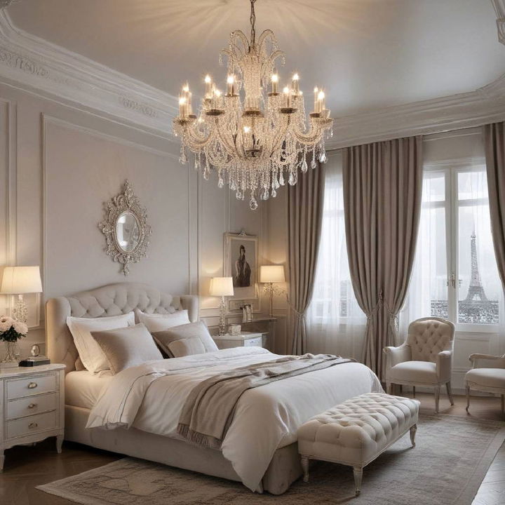 parisian crystal chandelier