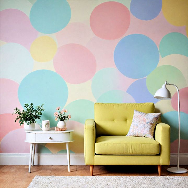 pastel hued wallpaper