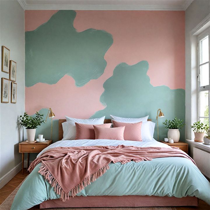 pastel palette to create a soothing look