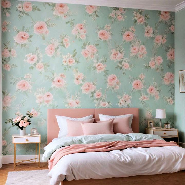 pastel shades wallpaper for calming atmosphere