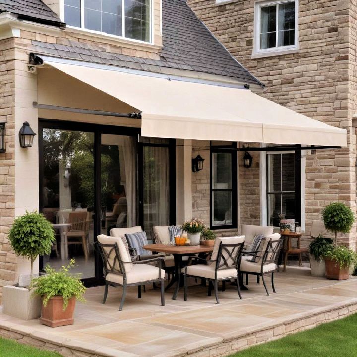 patio awnings solution to provide shade