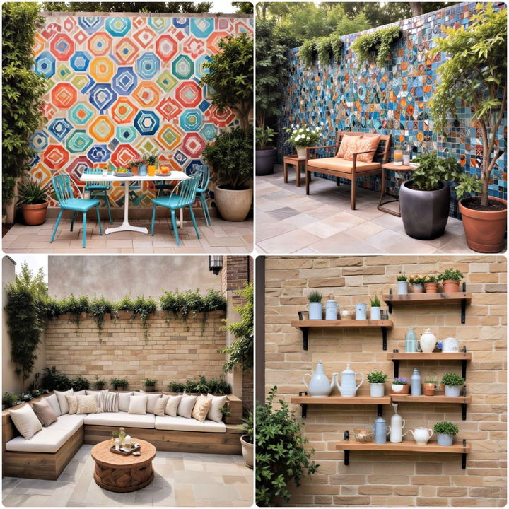 patio wall ideas