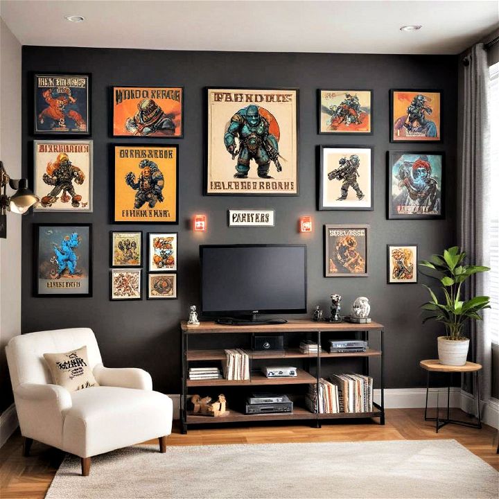 personal gaming decor wall art