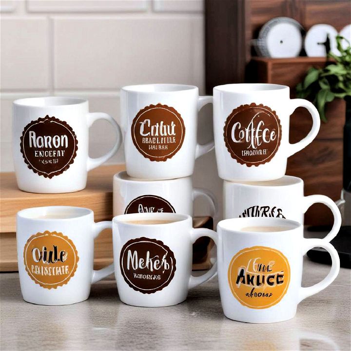 personalized mugs for office coffee station