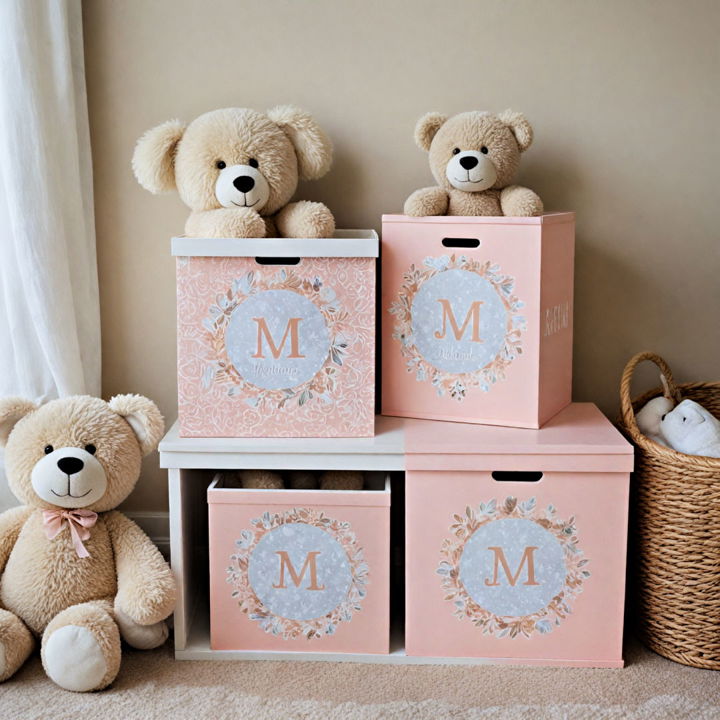 personalized storage boxes