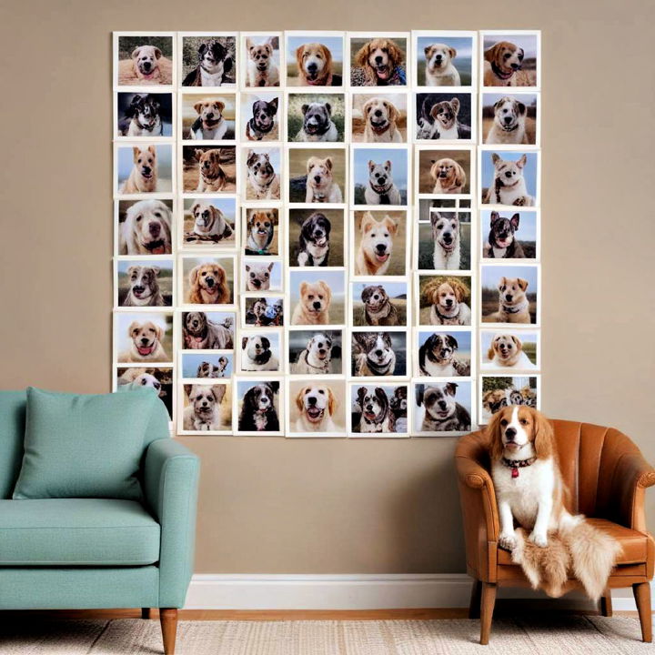 pet photo collage for wall