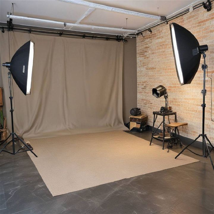 photography studio for man cave