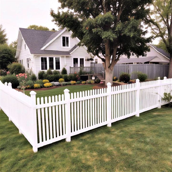 picket fence for garden edges